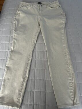 NYDJ AMI Skinny Jeans Size 12-Warm Tan